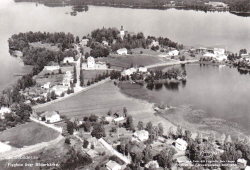 Flygfoto över Söderbärke 1958
