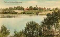 Smedjebacken, Parti av Kyrkbyn, Söderbärke 1920