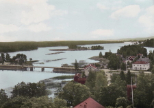 Smedjebacken, Söderbärke, Utsikt från Kyrktornet 1941
