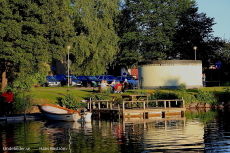 Kräftfiske 10/8 2012, Kvällsbild vid ån
