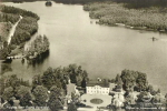 Flygfoto över Svartå, Pensionat 1947