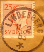 Lindesberg Frimärke 11/2 1953