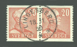 Lindesberg Frimärke 18/11 1950