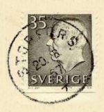 Storfors Frimärke 20/8 1967