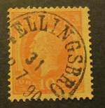 Fellingbro Frimärke 31/7 1890