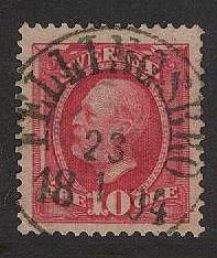 Fellingsbro  Frimärke 23/1 1894