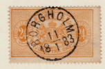 Borgholm Frimärke11/1 1883