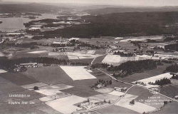 Flygfoto över Löa 1939