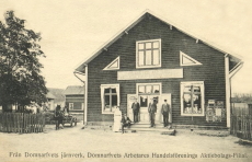 Borlänge, Från Domnarfvets Järnverk, Domnarfvets Arbetare Handelsfärening, Aktiobolags-Filial 1906
