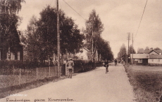 Borlänge. Landsvägen genom Kvarnsveden