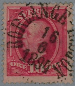 Borlänge Frimärke 16/6 1894