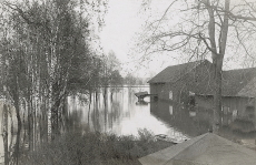 Karlstad, Översvämmningen från Herrgården 1916