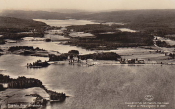 Karlstad, Flygfoto över Älvsbacka  1939