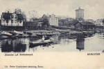 Karlstad, Kanalen och Vattentornet 1902