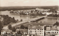 Karlstad, Tingvallabron och Sundsta 1955