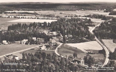 Karlstad, Flygfoto över Borserud 1955