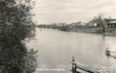 Hallstahammar, Kolbäck från Landsvägsbron 1936