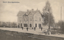 Storå Järnvägsstation 1907