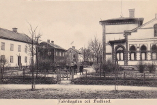 Fabriksgatan och Badhuset 1906