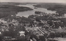 Kristinehamn. Flygfoto över Björneborg 1953