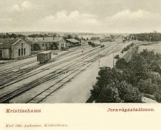Kristinehamn Jernvägsstationen 1902