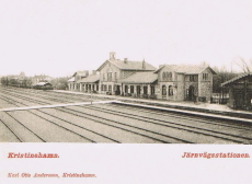 Kristinehamn Järnvägsstationen 1902