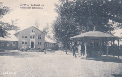 Köping. Badhuset och Helsokällan Johannesdal 1910