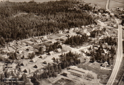 Flygfoto över Valskog  1962