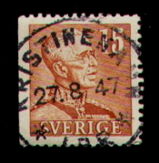 Kristinehamn Frimärke 27/8 1947