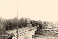 Spannarbodas Järnvägsstation 1924
