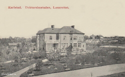 Karlstad. Doktorsbostaden, Lasarettet 1912