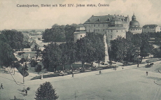 Centralparken, Slottet och XIV. Johan Statyn, Örebro