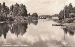 Hallstahammar, Kanalparti vid Trångfors 1940