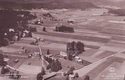 Flygfoto över Sunnansjö 1942