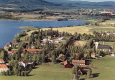 Ludvika, Grangärde, Flygbild över område 1980