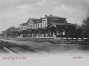Arvika Järnvägsstation 1902