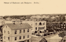 Hörnet af Esplanad- och Skolgatan, Arvika 1907