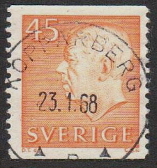 Kopparberg, Frimärke 23/1 1968