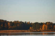 Rakt över Lindesjön