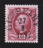 Gussleby Frimärke 27/8 1897