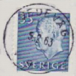 Vedevågs Frimärke 5/2 1963