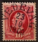 Vedevågs Frimärke 23/10 1900