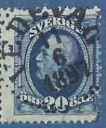 Vedevåg Frimärke 11/6 1897