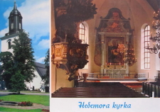 Hedemora Kyrka, vykort