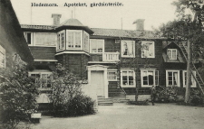 Hedemora, Apoteket, Gårdsinteriör 1909