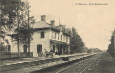 Hedemora Järnvägsstationen 1916
