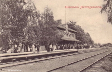 Hedemora. Järnvägsstation