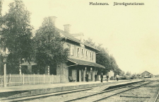 Hedemora Järnvägsstationen 1906