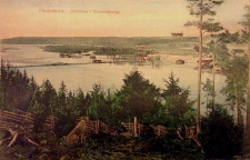 Hedemora, Dalelfven i Öfversvämning  1909