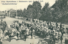 Från Skuttefästen i Hedemora 1907, 27-28 Juli, Budkafvelridning